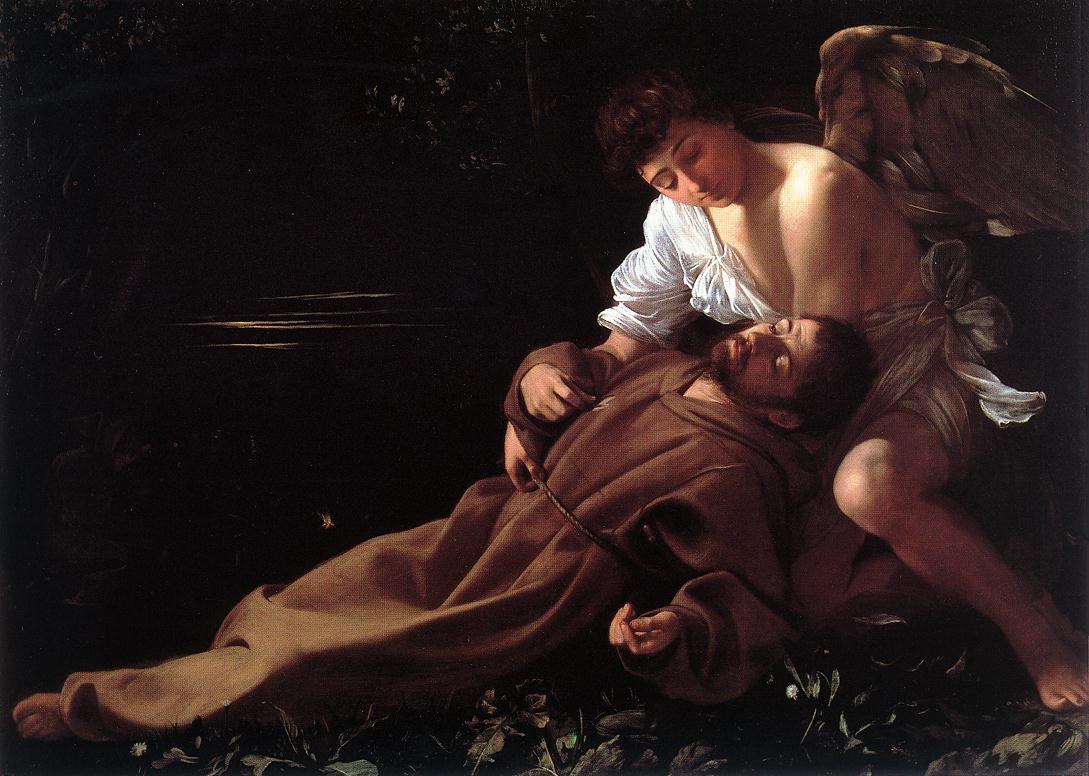 Caravaggio St. Francis in Ecstasy